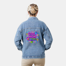 Koel Moeder Koffiemok Roze Blauw Helder Neon Cadea Denim Jacket
