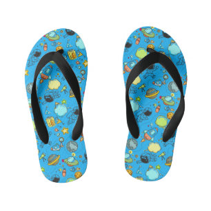 Koel mooie ruimteastronaut kinder teenslippers
