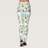 Koel mooie ruimteastronaut leggings (Achterkant)