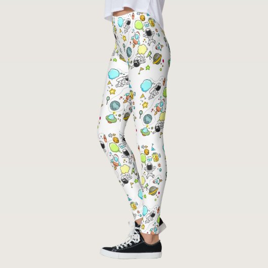 Koel mooie ruimteastronaut leggings (Links)