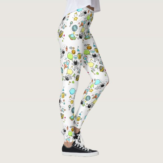 Koel mooie ruimteastronaut leggings (Rechts)