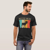 Koel Moose voor mama Moose Alaska Moose Elk Hun T-shirt (Voorkant volledig)