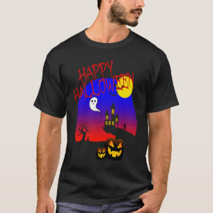 Koel motief zonder kostuum op Halloween T-shirt
