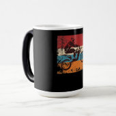 Koel  motocross-cadeau voor motorfietsen magische mok (Voorkant links)