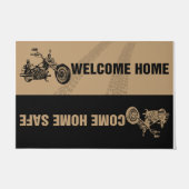 Koel  motorfiets Deuren, gegoten voor Man Deurmat (Voorkant)