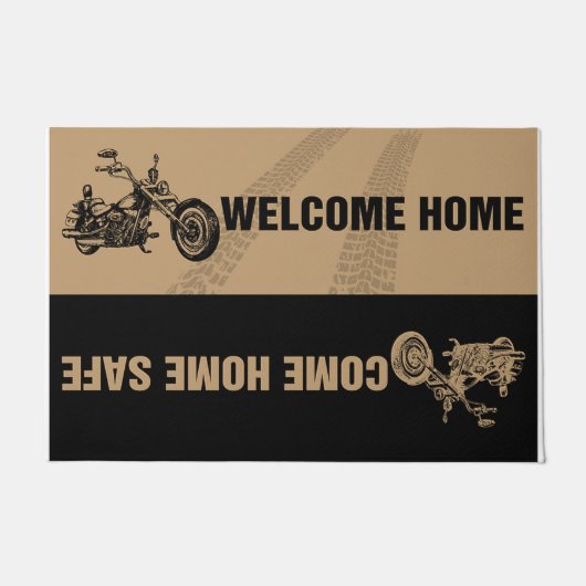 Koel  motorfiets Deuren, gegoten voor Man Deurmat (Voorkant)