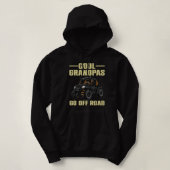 Koel naast elkaar voor opa pa SxS Offroad UTV Hoodie (Design voorkant)