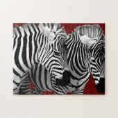 Koel Natuur Wilde Zebra Stripes Legpuzzel (Horizontaal)