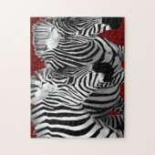 Koel Natuur Wilde Zebra Stripes Legpuzzel (Verticaal)