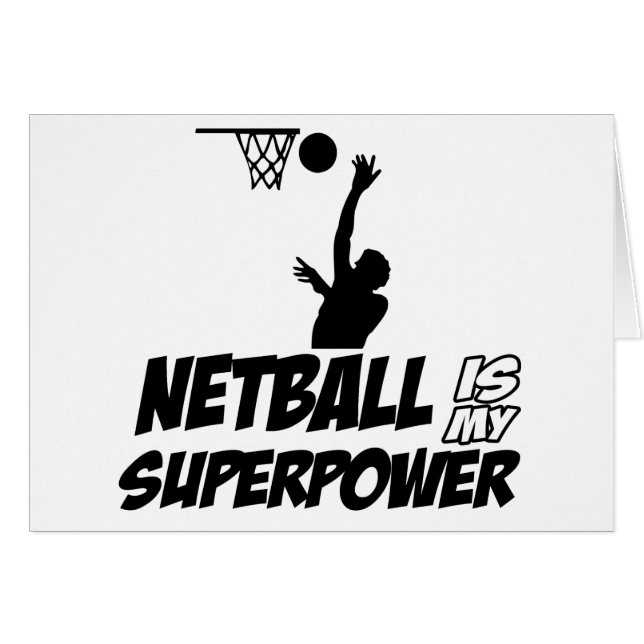 Koel netball-design (Voorkant Horizontaal)
