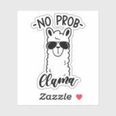 Koel No Prob Llama Sticker (Vel)
