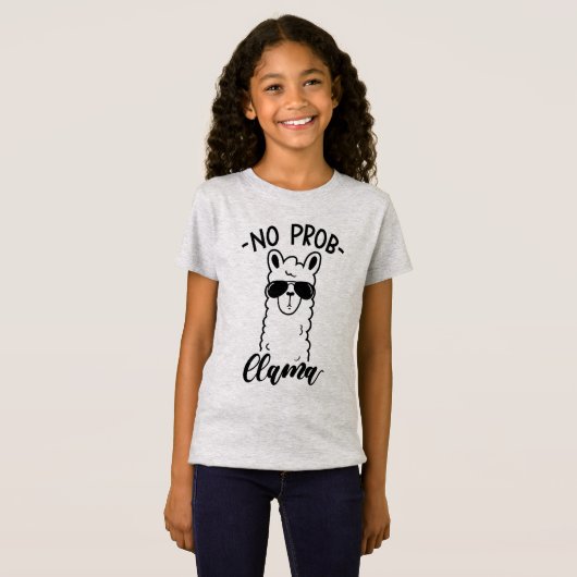 Koel No Prob Llama T-shirt (Voorkant volledig)
