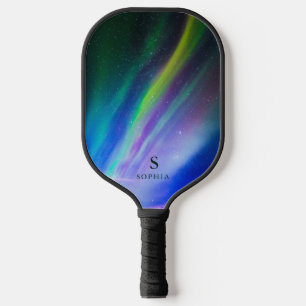 Koel noorderlicht Aurora Borealis monogram Pickleball Paddle