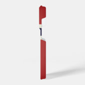 Koel Noors vlag aangepaste iPhone 14 pro hoesje (Linkerkant)