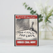 Koel nu bestellen! briefkaart (Staand voorkant)