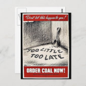 Koel nu bestellen! briefkaart (Voorkant / Achterkant)