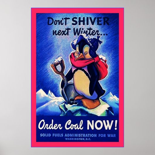 Koel nu bestellen!~ Tweede Wereldoorlog Poster (Voorkant)