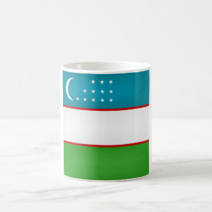 Koel Oezbeekse vlag Koffiemok