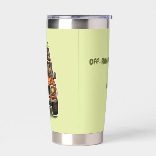 Koel offroad capybara kampeer aangepast geïsoleerde drinkbeker (Links)