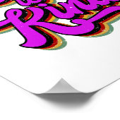 Koel om aardig te zijn - Ice Cream  Retro Summer Poster (Hoek)