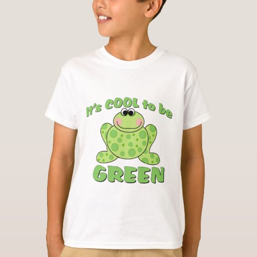 Koel om groen te worden t-shirt (Voorkant)