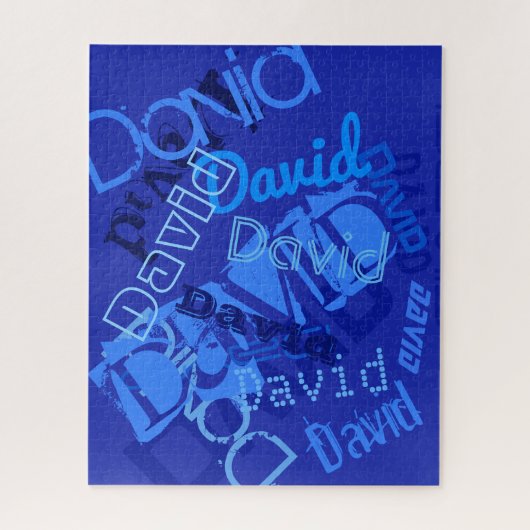 Koel om het even welke Naam Collage Legpuzzel (Verticaal)