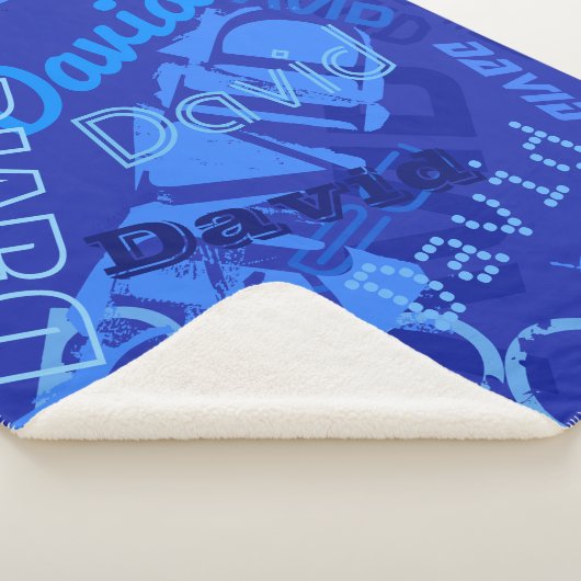 Koel om het even welke Naam Collage Sherpa Deken (3/4)