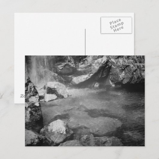 Koel onder het Briefkaart Waterval (Voorkant / Achterkant)