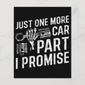 Koel ontwerp nog maar één auto die ik beloof flyer (Achterkant)