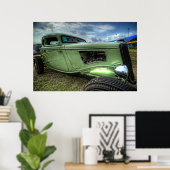 Koel opvlies, warm staafje in HDR. Poster (Thuiskantoor)