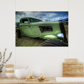 Koel opvlies, warm staafje in HDR. Poster (Keuken)