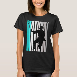Koel Oranje Retro Girls Karate Birthday Keep Train T-shirt