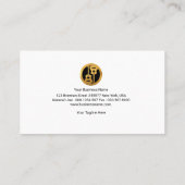 Koel Oranje water Guitarist Visitekaartje (Achterkant)