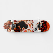 Koel Oranje zwart Persoonlijk Skateboard (Horizontaal)