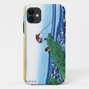 Koel oriëntaals Japanse Hokusai Fuji Uitzicht land Case-Mate iPhone Case