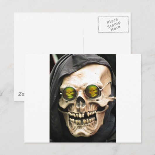 Koel overlijden briefkaart (Voorkant / Achterkant)