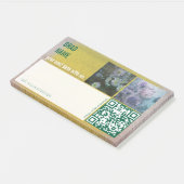 koel paars zelfklevend label herinnering post-it® notes (Schuin)