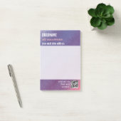 koel paars zelfklevend label herinnering post-it® notes (Kantoor)
