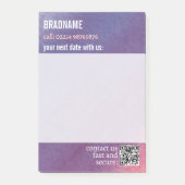 koel paars zelfklevend label herinnering post-it® notes (Voorkant)