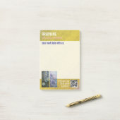 koel paars zelfklevend label herinnering post-it® notes (Op bureau)