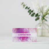 Koel Paarse Abstracte kunstschilders Visitekaartje (Staand voorkant)