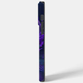 Koel paarse schedel Case-Mate iPhone case (Achterkant / Links)