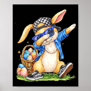 Koel Paashaas Hip Hop Kinderen Jongens Poster