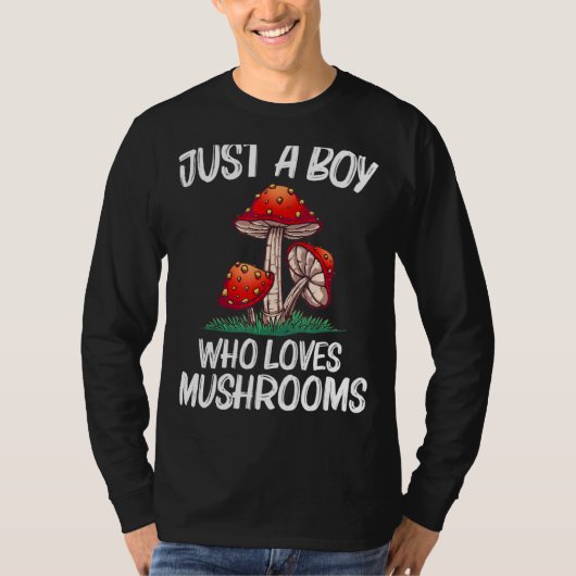 Koel paddenstoel voor jongens Kinder paddenstoel m T-shirt (Voorkant)