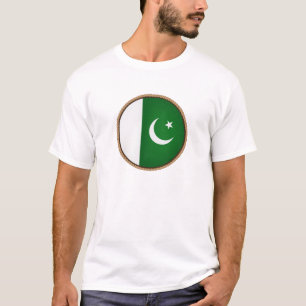 Koel-Pakistaans vlaggenzegel T-shirt