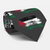 Koel Palestijns vlagontwerp Stropdas (Opgerold)