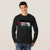 Koel Palestijns vlagontwerp T-shirt (Voorkant volledig)