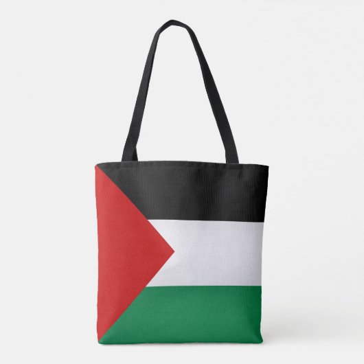 Koel Palestine Flag Mode Tote Bag (Achterkant)