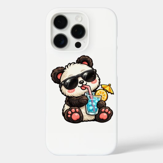 Koel Panda Drank Case-Mate iPhone Case (Achterkant)