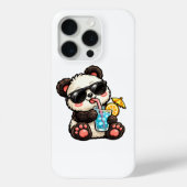 Koel Panda Drank Case-Mate iPhone Case (Achterkant)